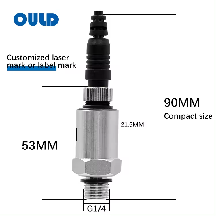 pressure sensor transducer transmitter for water oil fuel gas air 5