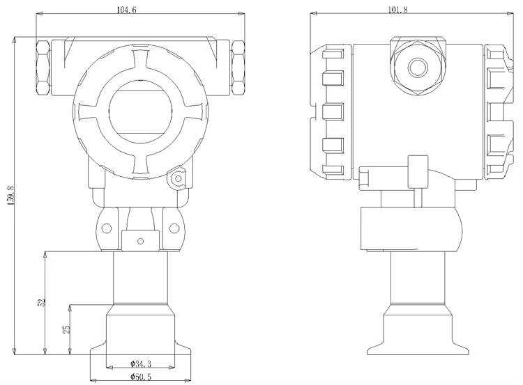 smart Intelligent Digital Pressure sensor 