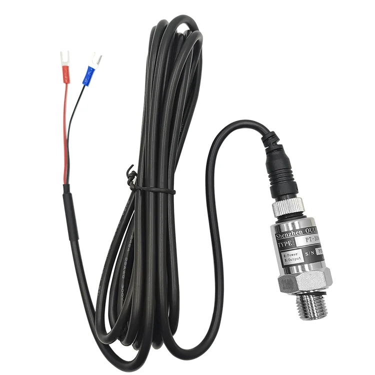 PT-306 ceramic pressure transmitter for industrial automation and air compressors, IP65 waterproof pressure sensor.