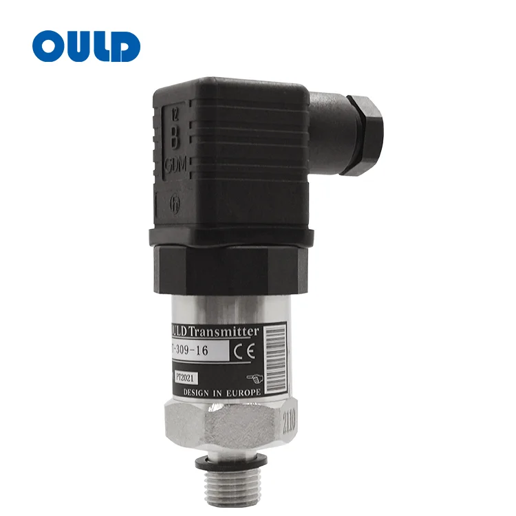 PT-309 compact pressure transmitter with Hirschmann GDM-3009 connector, stainless steel housing for industrial applications