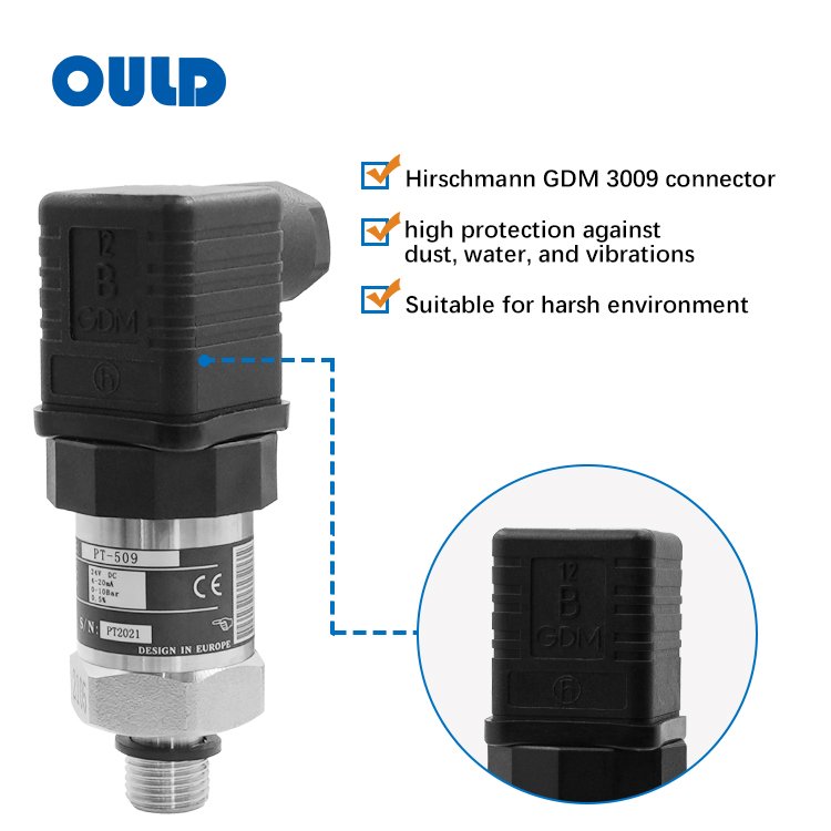 PT-509 Water Pressure Transmitter | Anti-Water Hammer Sensor for VFD Pumps & HVAC