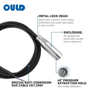 PT-9200 Submersible Liquid Level Transmitter | IP68 Corrosion-Resistant Ceramic Level Sensor